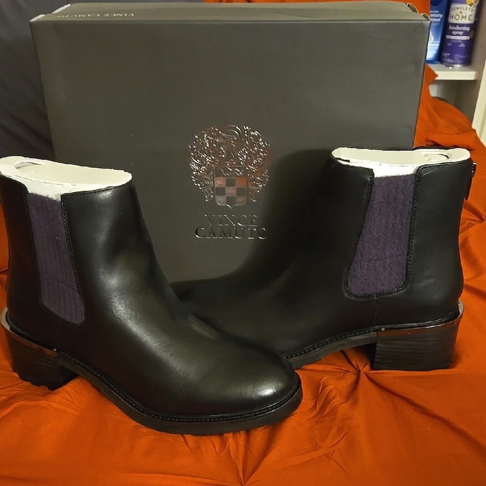 Vince Camuto Black Ankle Boots for Women